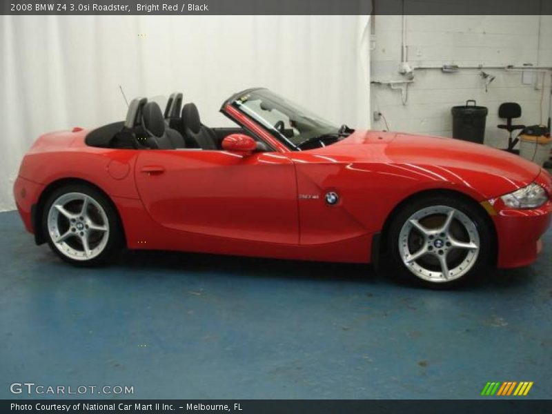 Bright Red / Black 2008 BMW Z4 3.0si Roadster