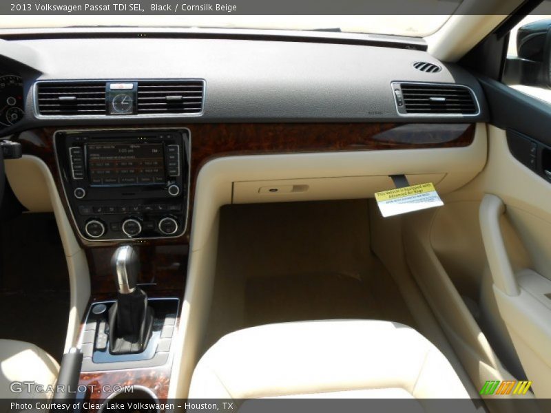 Black / Cornsilk Beige 2013 Volkswagen Passat TDI SEL