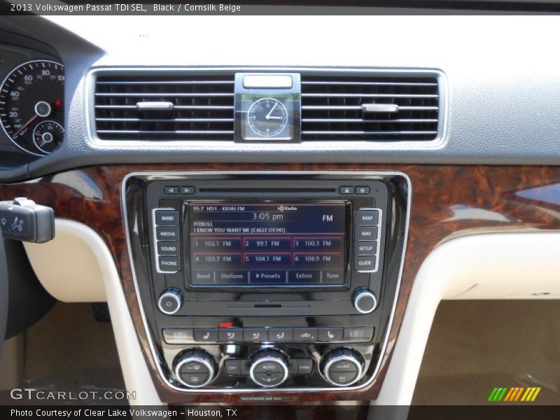 Black / Cornsilk Beige 2013 Volkswagen Passat TDI SEL
