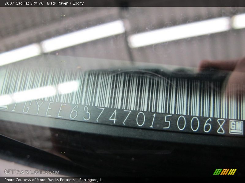 Black Raven / Ebony 2007 Cadillac SRX V6