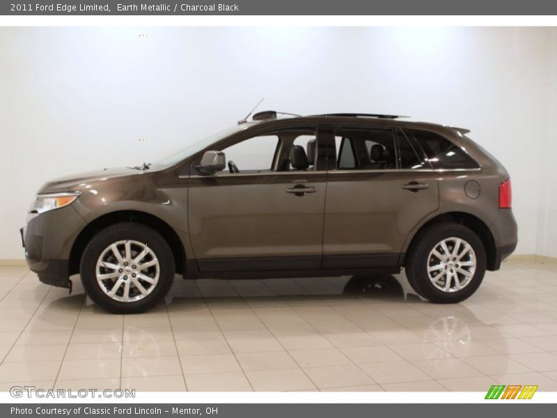 Earth Metallic / Charcoal Black 2011 Ford Edge Limited