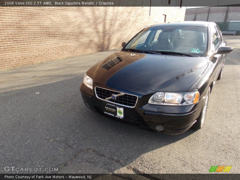 Black Sapphire Metallic / Graphite 2006 Volvo S60 2.5T AWD