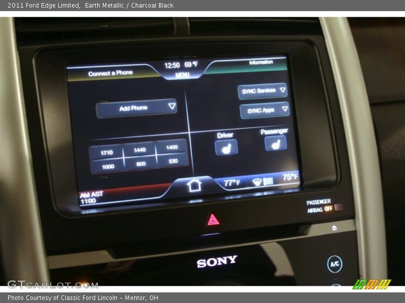Earth Metallic / Charcoal Black 2011 Ford Edge Limited