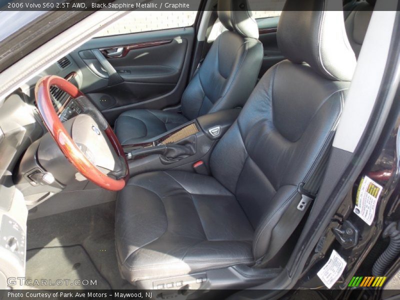 Black Sapphire Metallic / Graphite 2006 Volvo S60 2.5T AWD