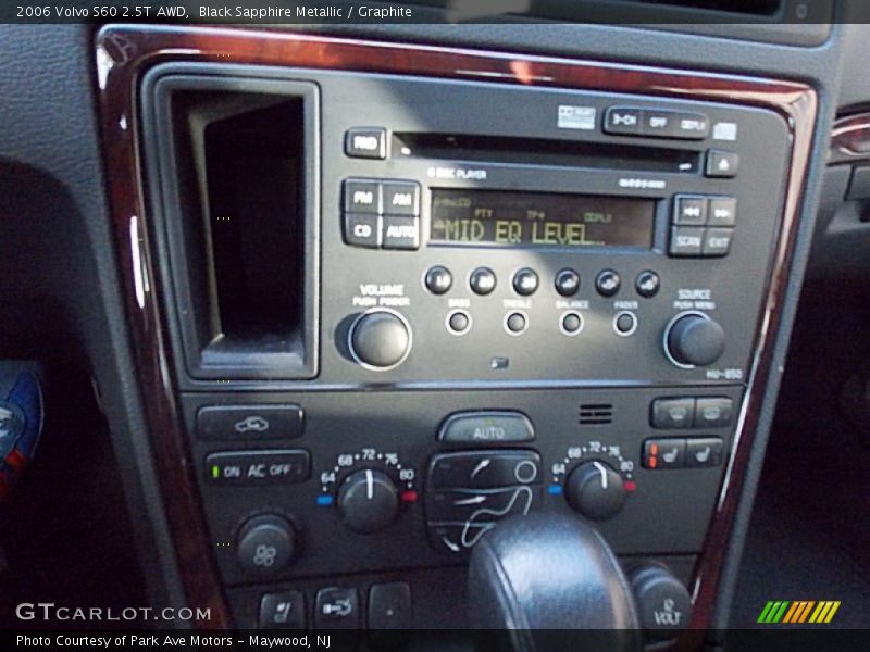 Black Sapphire Metallic / Graphite 2006 Volvo S60 2.5T AWD