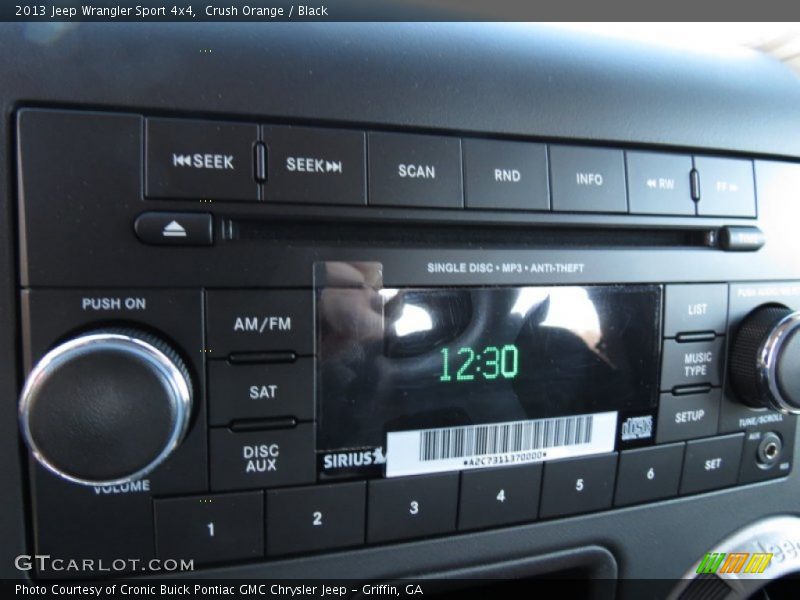 Audio System of 2013 Wrangler Sport 4x4