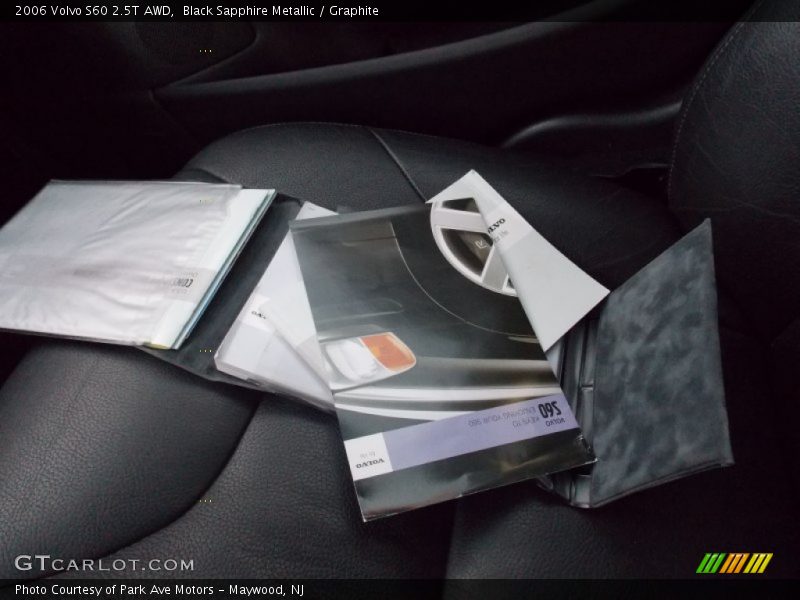 Black Sapphire Metallic / Graphite 2006 Volvo S60 2.5T AWD