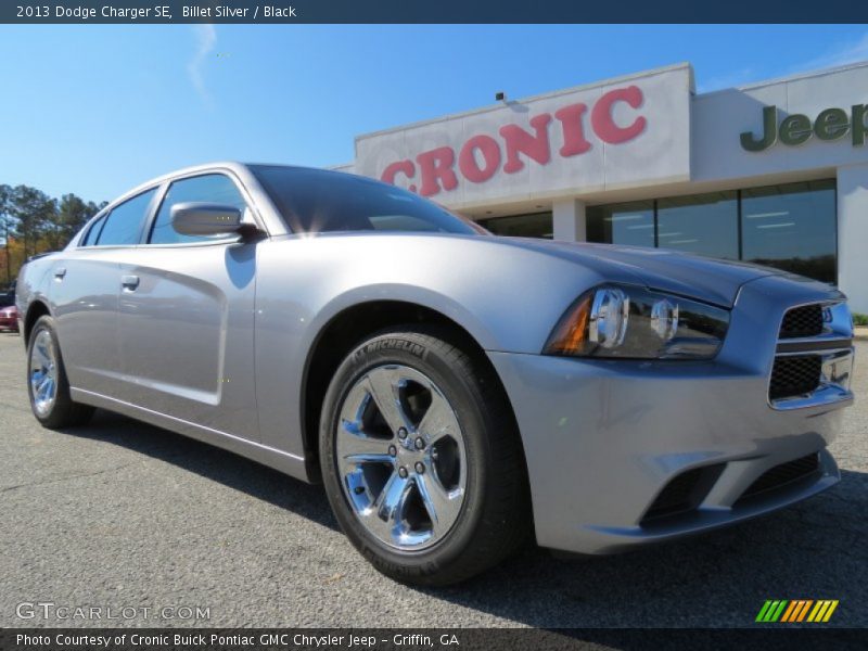 Billet Silver / Black 2013 Dodge Charger SE