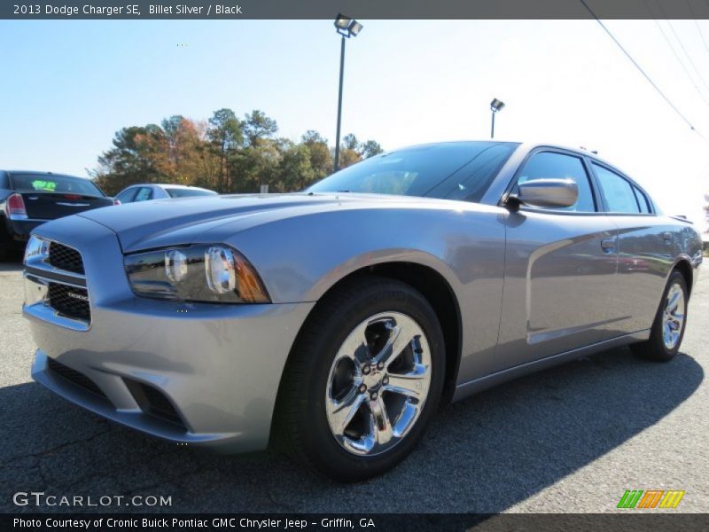 Billet Silver / Black 2013 Dodge Charger SE