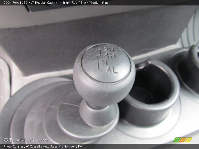 Bright Red / Black/Medium Flint 2004 Ford F150 XLT Regular Cab 4x4