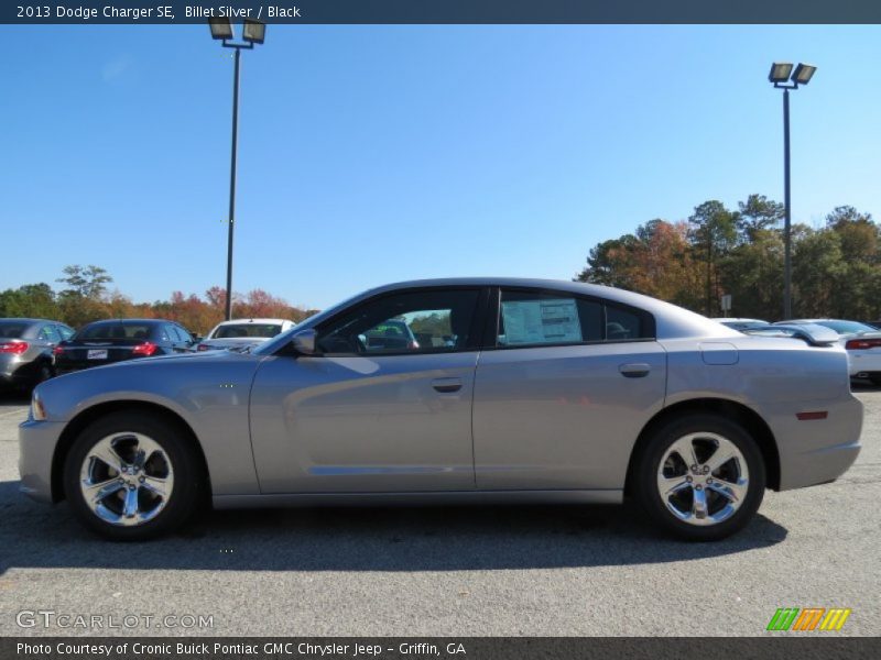 Billet Silver / Black 2013 Dodge Charger SE