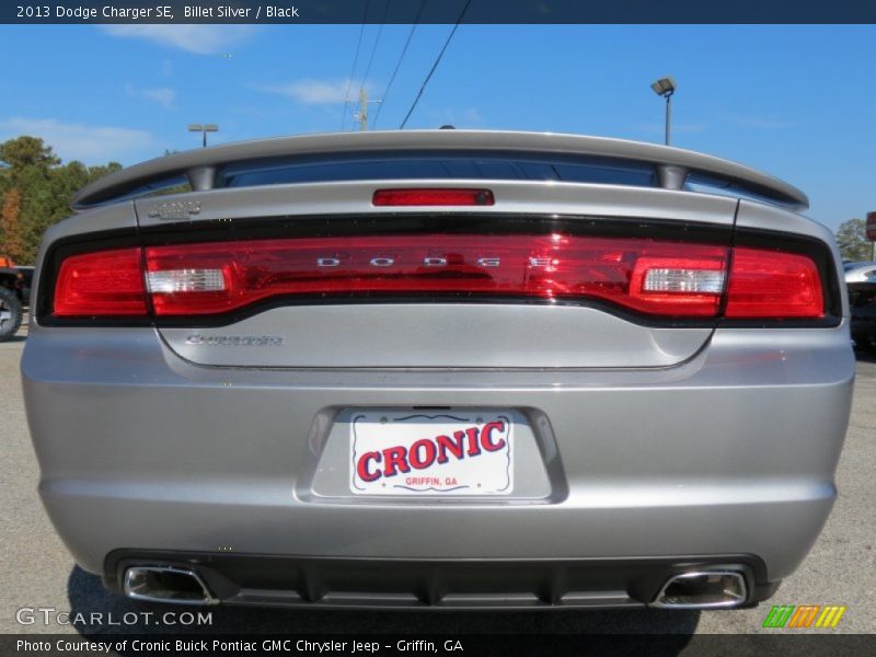 Billet Silver / Black 2013 Dodge Charger SE