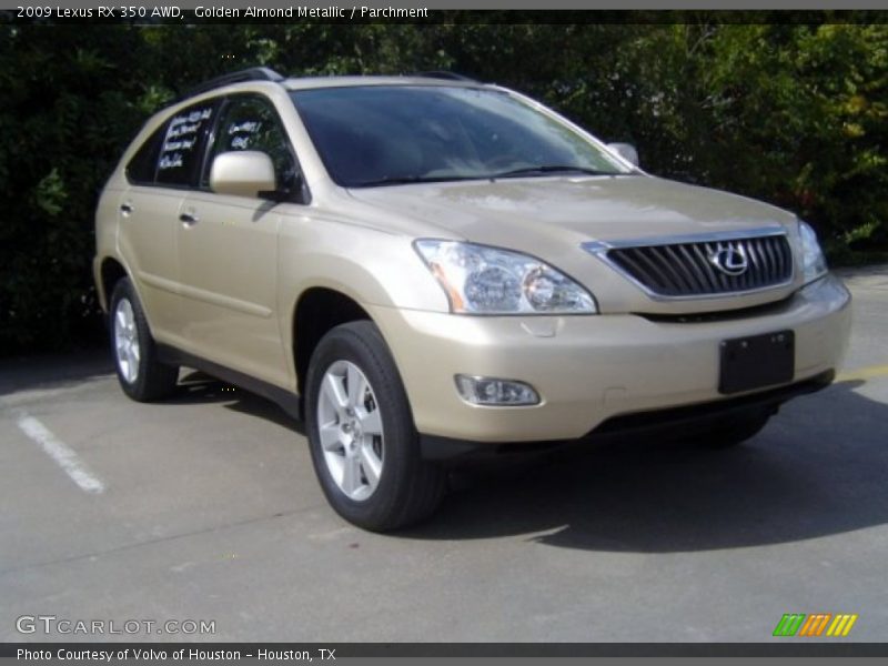 Golden Almond Metallic / Parchment 2009 Lexus RX 350 AWD