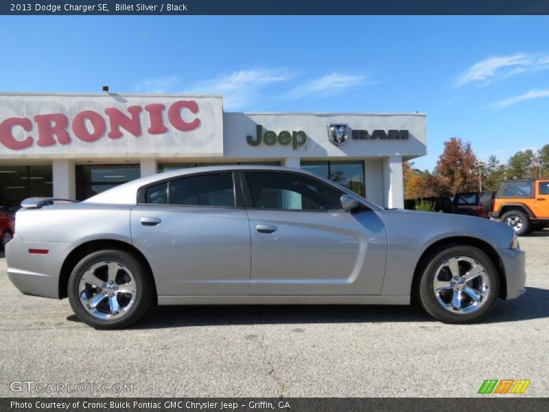 Billet Silver / Black 2013 Dodge Charger SE