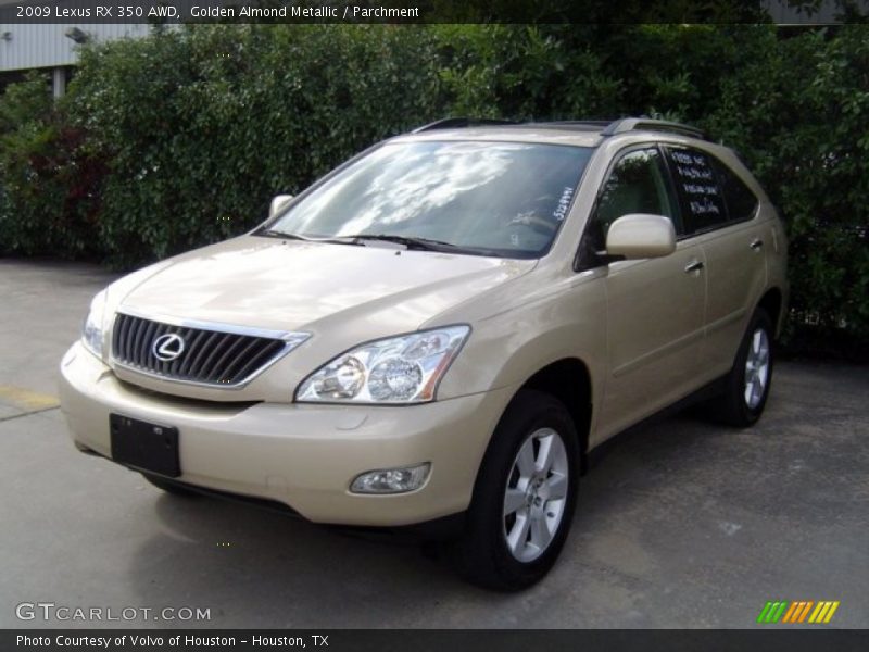 Golden Almond Metallic / Parchment 2009 Lexus RX 350 AWD