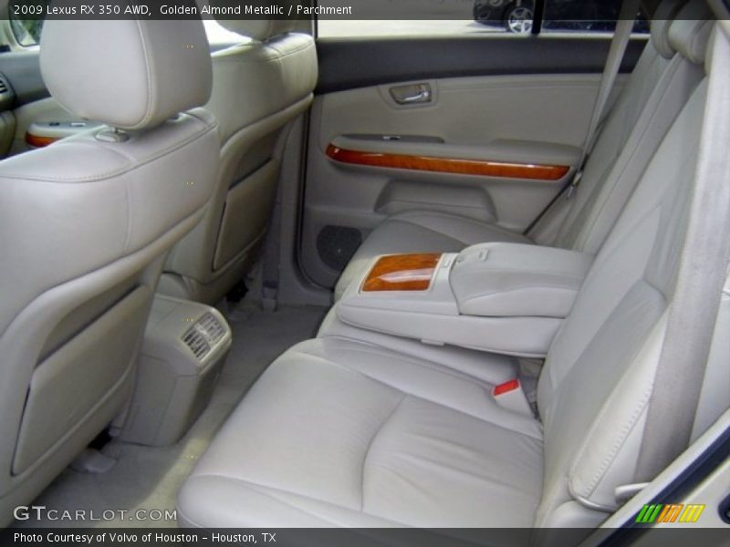 Rear Seat of 2009 RX 350 AWD