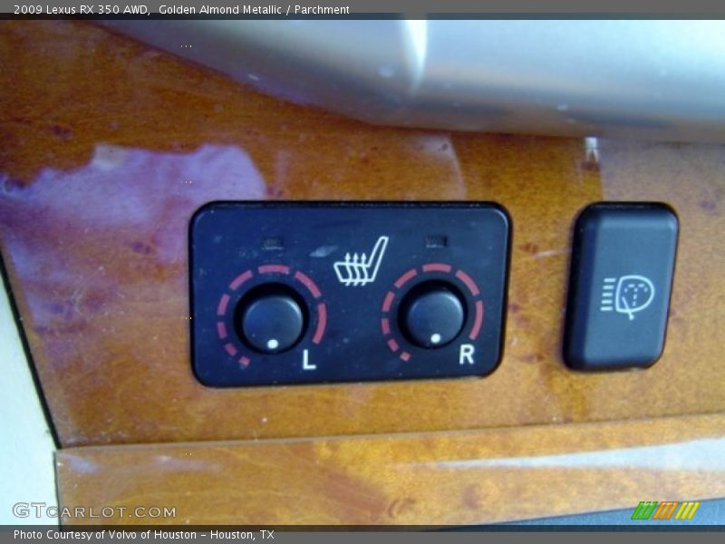 Controls of 2009 RX 350 AWD