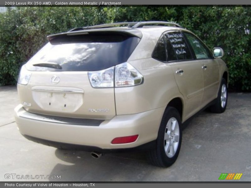 Golden Almond Metallic / Parchment 2009 Lexus RX 350 AWD