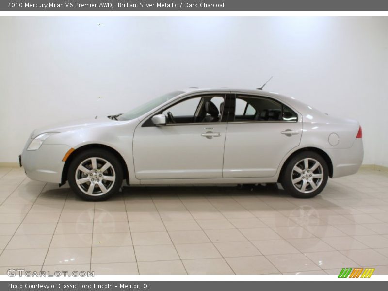  2010 Milan V6 Premier AWD Brilliant Silver Metallic