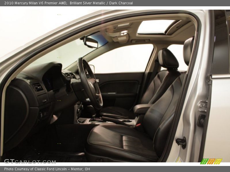 Brilliant Silver Metallic / Dark Charcoal 2010 Mercury Milan V6 Premier AWD