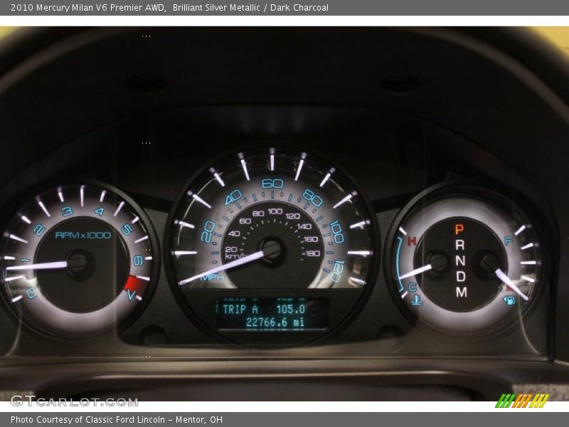  2010 Milan V6 Premier AWD V6 Premier AWD Gauges
