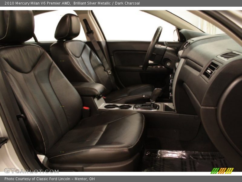 Brilliant Silver Metallic / Dark Charcoal 2010 Mercury Milan V6 Premier AWD