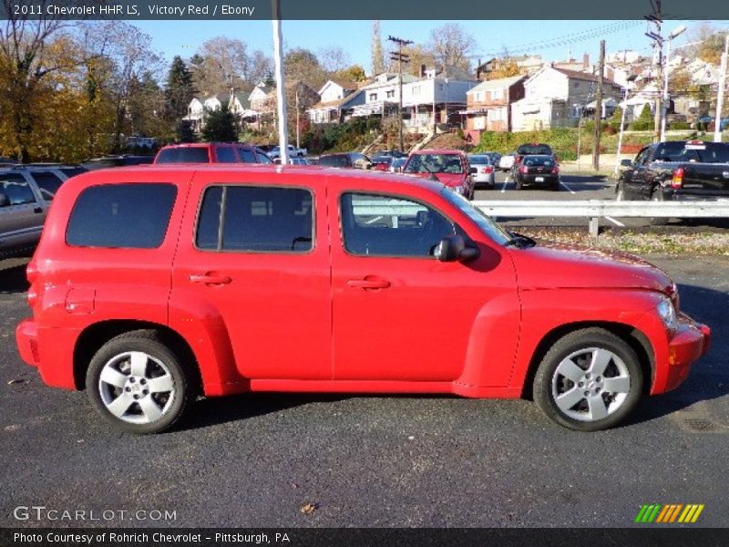 Victory Red / Ebony 2011 Chevrolet HHR LS