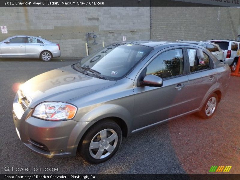 Medium Gray / Charcoal 2011 Chevrolet Aveo LT Sedan