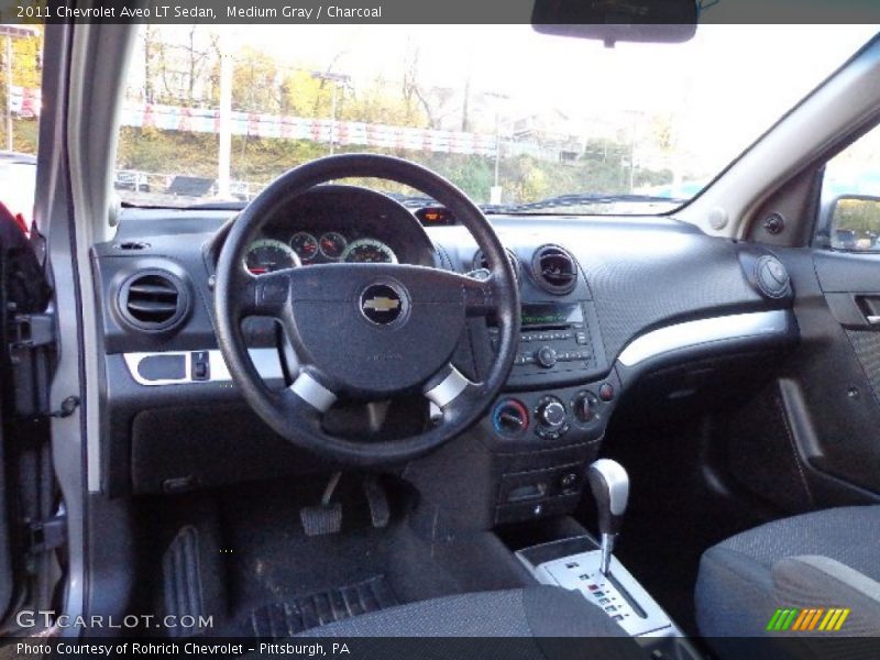 Medium Gray / Charcoal 2011 Chevrolet Aveo LT Sedan
