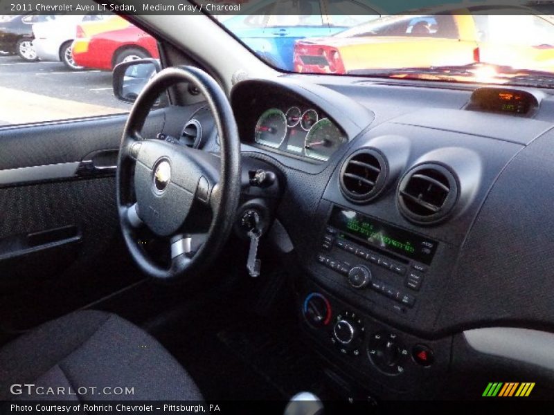 Medium Gray / Charcoal 2011 Chevrolet Aveo LT Sedan