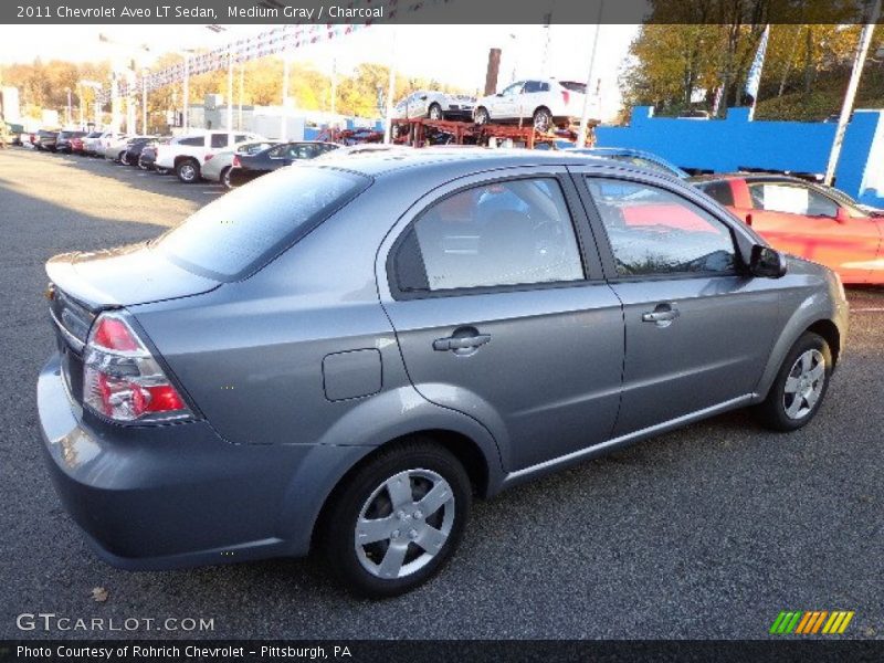 Medium Gray / Charcoal 2011 Chevrolet Aveo LT Sedan
