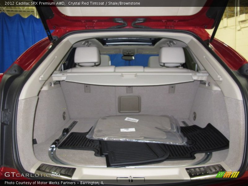 Crystal Red Tintcoat / Shale/Brownstone 2012 Cadillac SRX Premium AWD