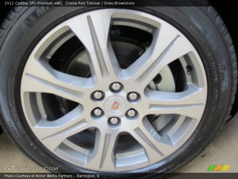 Crystal Red Tintcoat / Shale/Brownstone 2012 Cadillac SRX Premium AWD