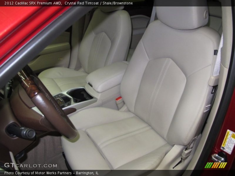 Crystal Red Tintcoat / Shale/Brownstone 2012 Cadillac SRX Premium AWD