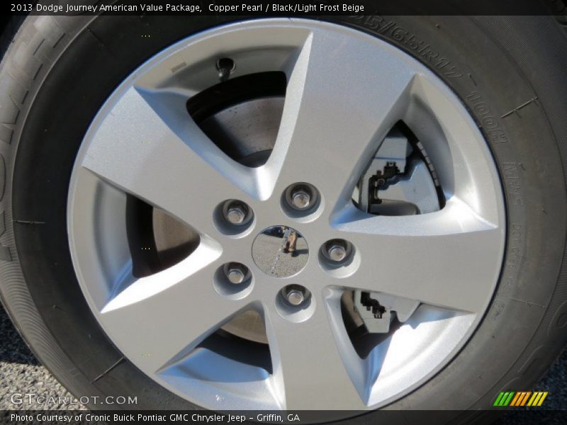Copper Pearl / Black/Light Frost Beige 2013 Dodge Journey American Value Package