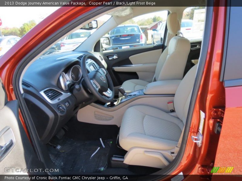 Copper Pearl / Black/Light Frost Beige 2013 Dodge Journey American Value Package