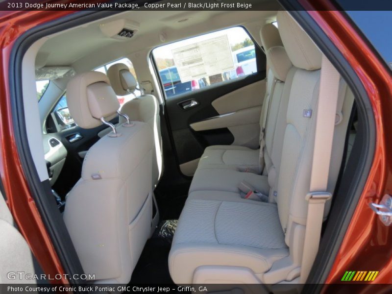 Copper Pearl / Black/Light Frost Beige 2013 Dodge Journey American Value Package