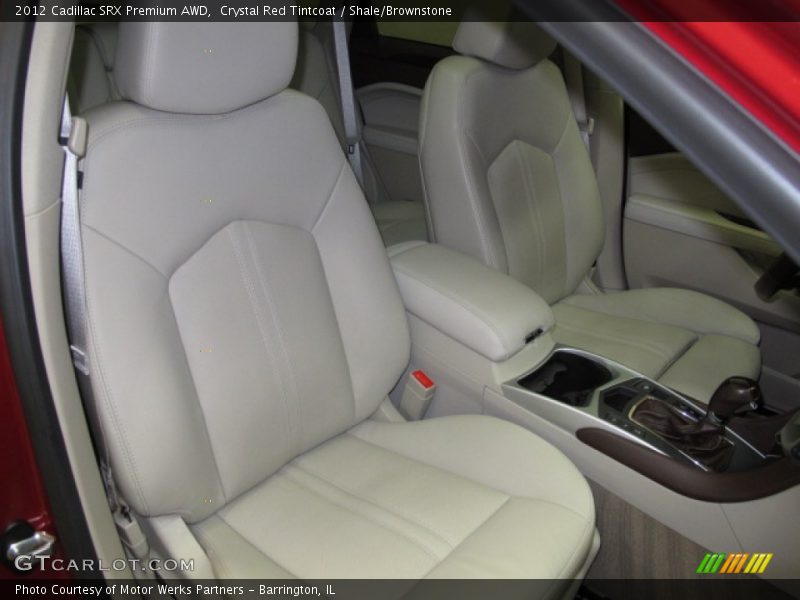 Crystal Red Tintcoat / Shale/Brownstone 2012 Cadillac SRX Premium AWD