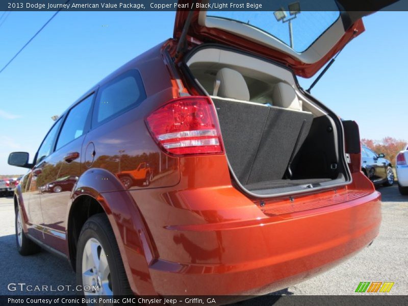 Copper Pearl / Black/Light Frost Beige 2013 Dodge Journey American Value Package