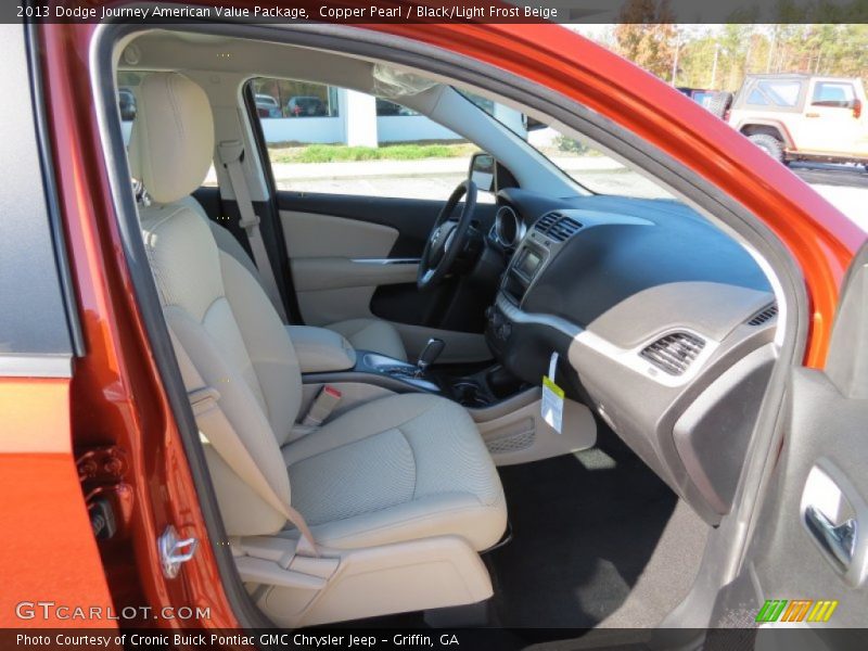 Copper Pearl / Black/Light Frost Beige 2013 Dodge Journey American Value Package