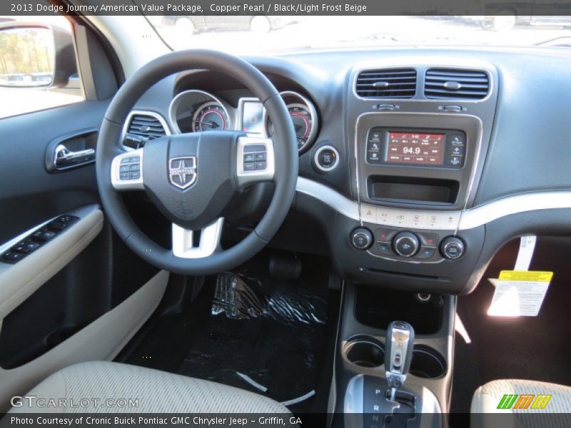 Copper Pearl / Black/Light Frost Beige 2013 Dodge Journey American Value Package