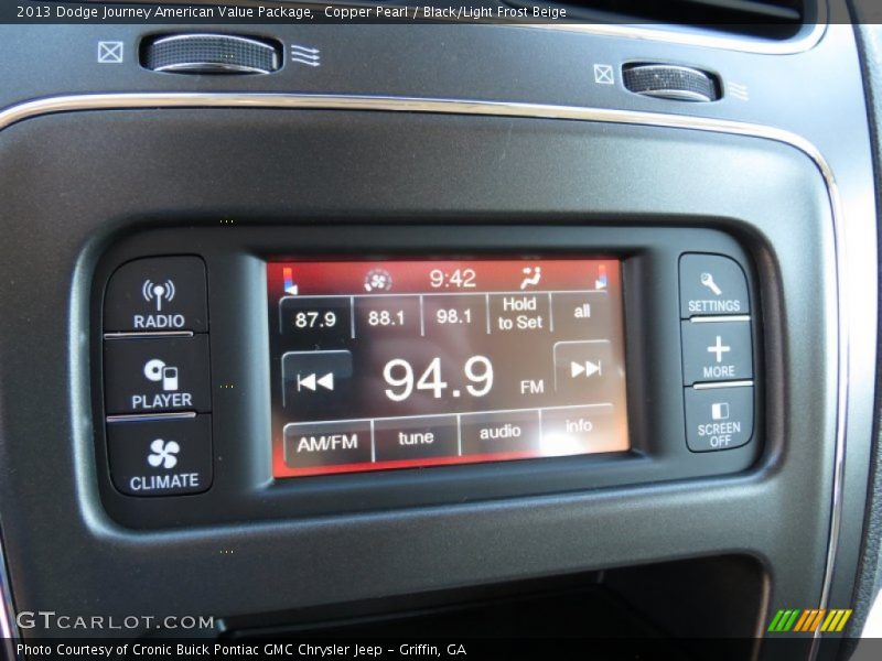 Copper Pearl / Black/Light Frost Beige 2013 Dodge Journey American Value Package