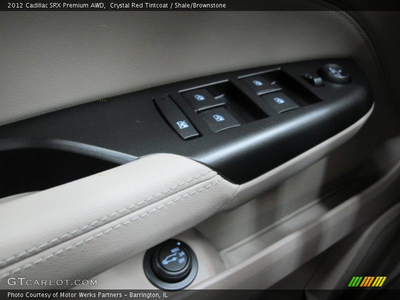 Crystal Red Tintcoat / Shale/Brownstone 2012 Cadillac SRX Premium AWD