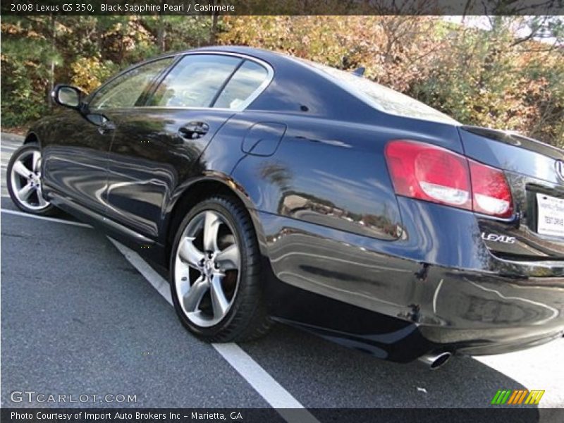 Black Sapphire Pearl / Cashmere 2008 Lexus GS 350