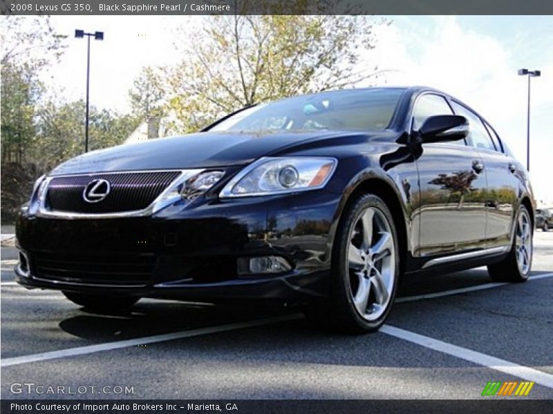 Black Sapphire Pearl / Cashmere 2008 Lexus GS 350