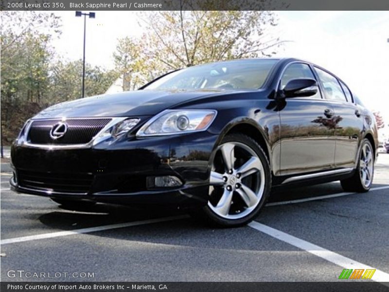Black Sapphire Pearl / Cashmere 2008 Lexus GS 350