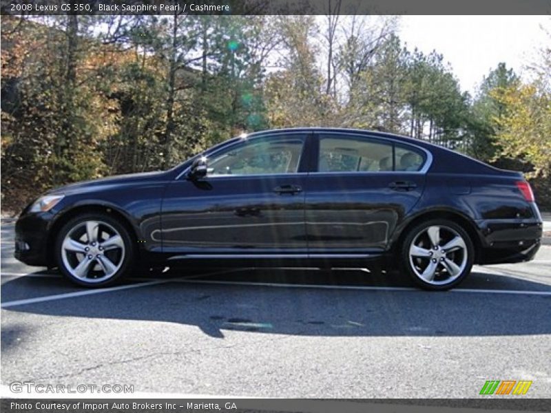 Black Sapphire Pearl / Cashmere 2008 Lexus GS 350