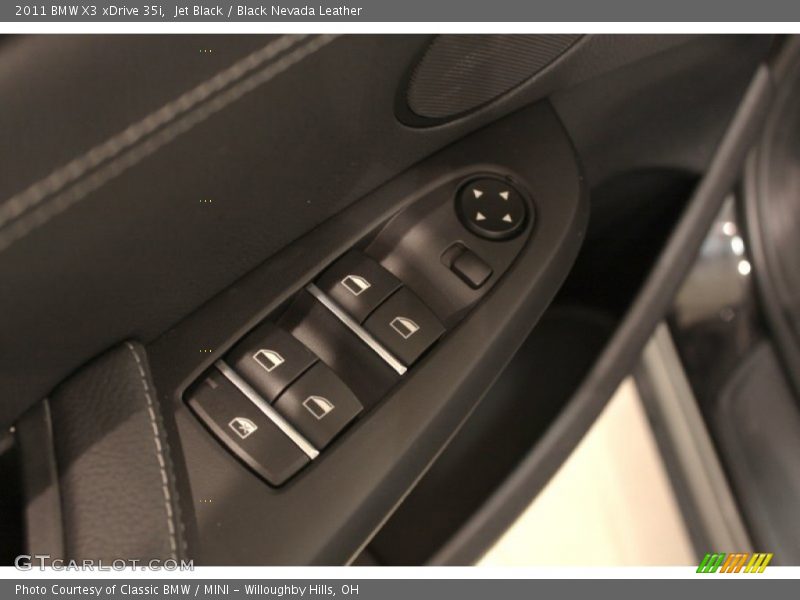 Jet Black / Black Nevada Leather 2011 BMW X3 xDrive 35i