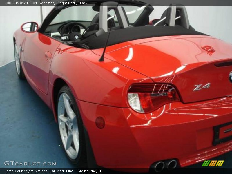Bright Red / Black 2008 BMW Z4 3.0si Roadster