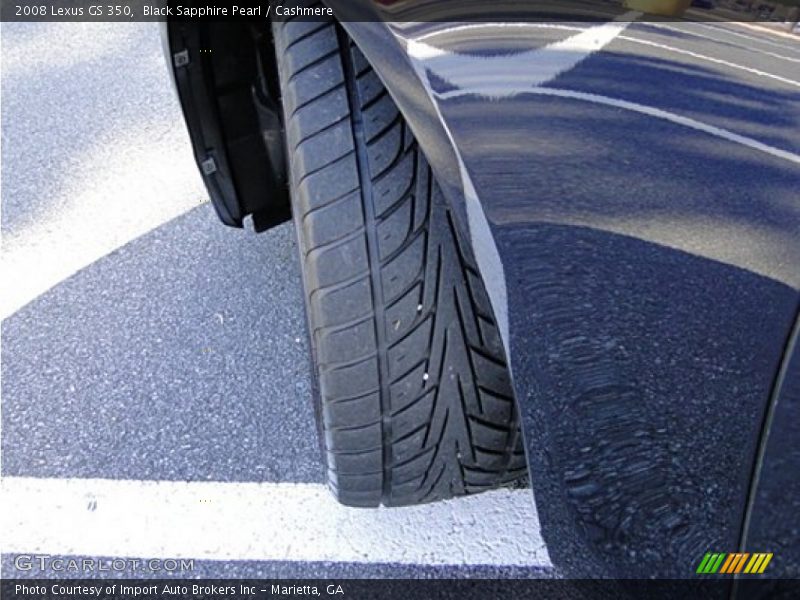 Black Sapphire Pearl / Cashmere 2008 Lexus GS 350